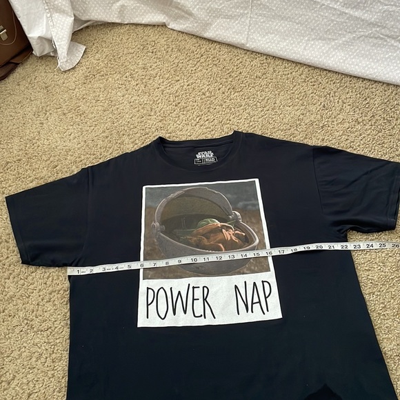 Star Wars Large Shirt in Black • With Front Print of Power Nap - Picture 4 of 5
